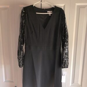 London times black dress